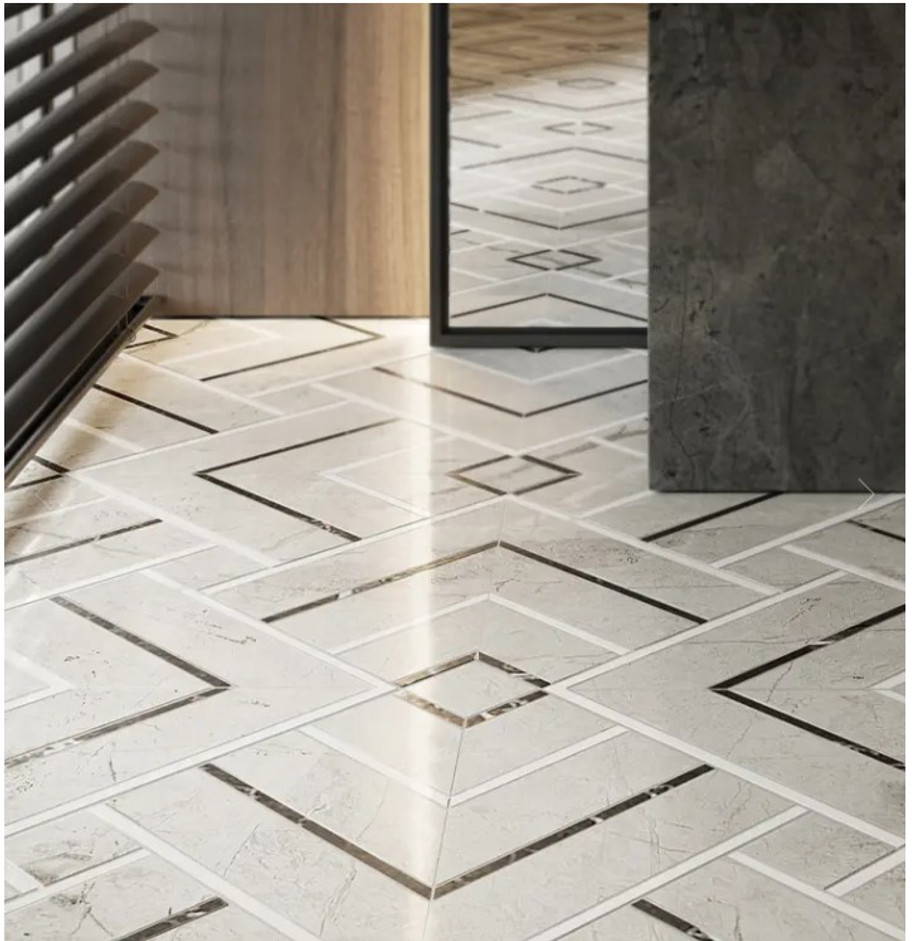 La Marca Paradiso Argento Picco Honed Glazed Porcelain Mosaic