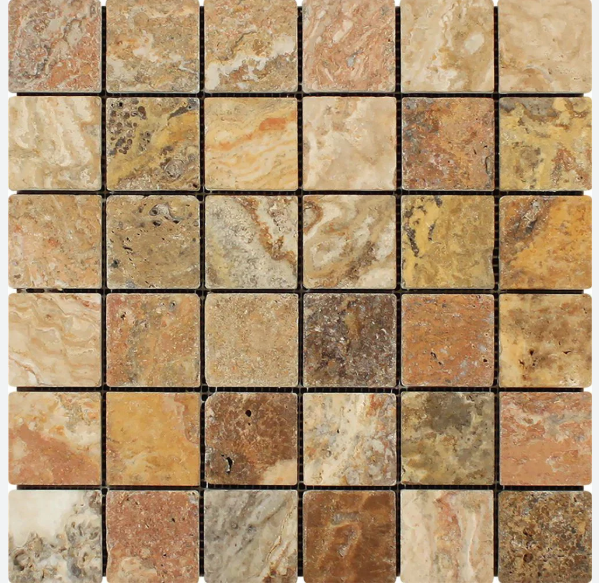 2 x 2 in Mosaic Tumbled