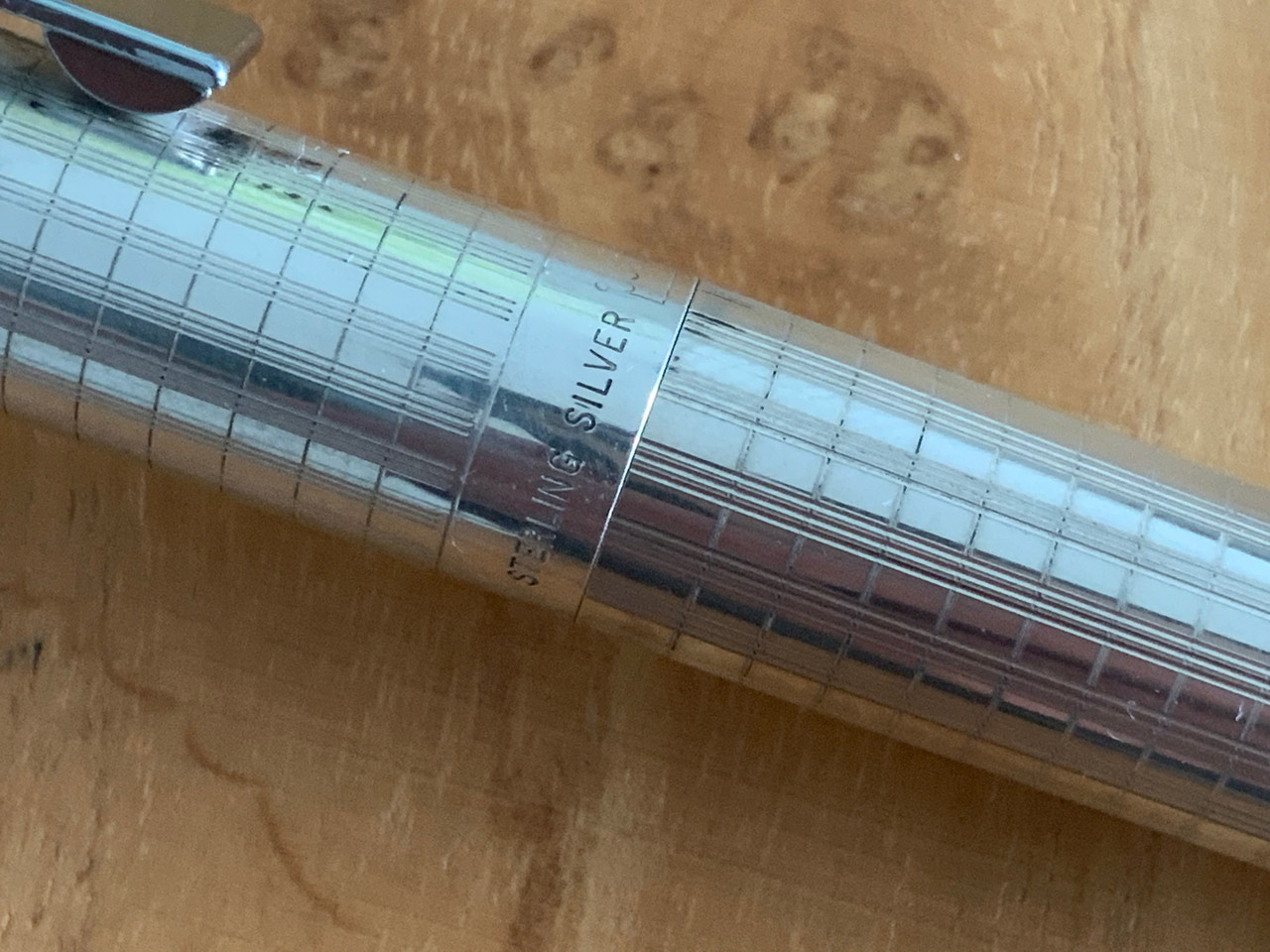 SHEAFFER 万年筆 タルガ 1006X STERLING SILVER 1982 シェーファー タルガ 1006 SHEAFFER Targa 1006 （中字） 14K
