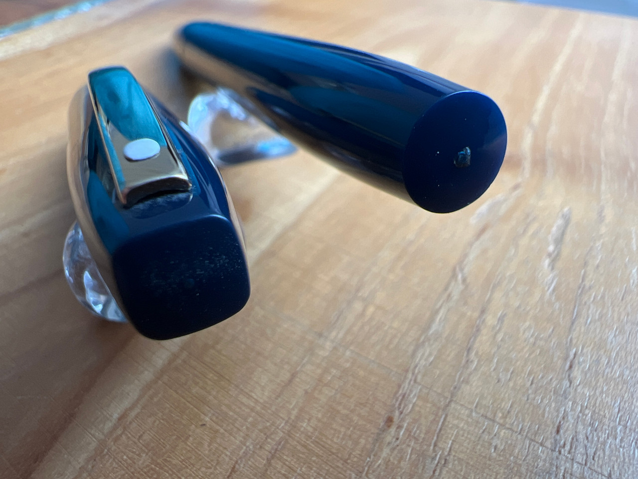 SHEAFFER 万年筆 triumph 550 14K F ブルーGT Sheaffer Triumph 550 Blue GT Fountain Pen - 14K Medium Nib