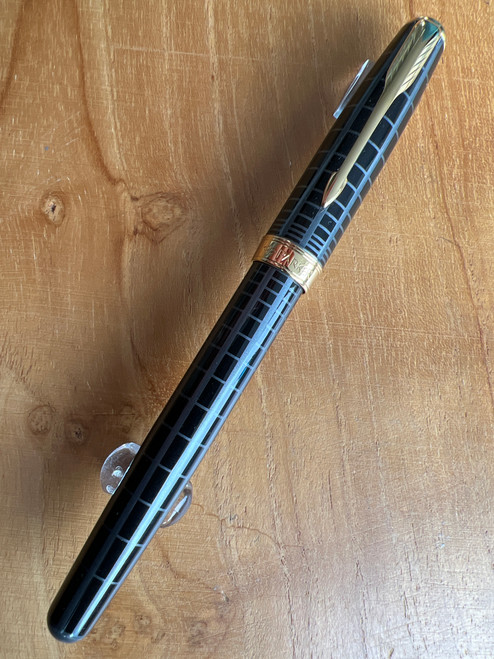 Parker Sonnet Dark Grey Chiselled CT Fountain Pen 18K Nib