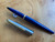 Parker 45  Blue/Stainless Steel GT Fountain Pen - Gold Plated Nib Medium