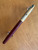 Sheaffer 1500 Polished Stainless Steel/ Burgundy GT Lifetime Cartridge Fountain Pen - 14K  Medium  Nib