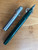 Sheaffer Triumph 440 Brushed Chrome/Green CT Fountain Pen - Stainless Steel Fine Nib