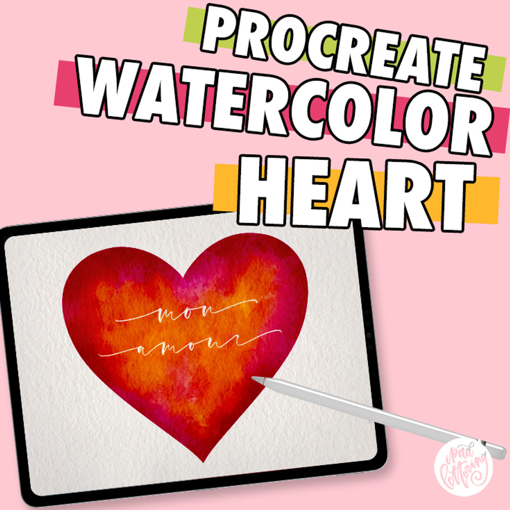 Procreate Watercolor Heart