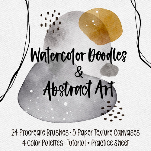 Watercolor Doodles & Abstract Art