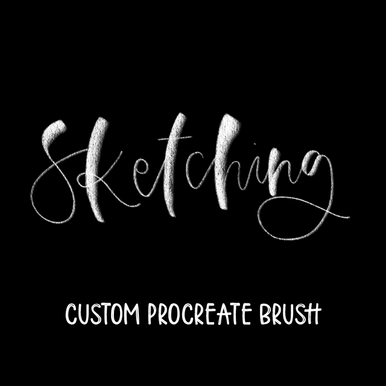 Sketching Brush - iPad Lettering