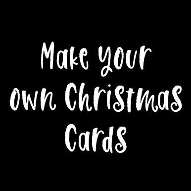 Make your own Christmas Cards - iPad Lettering