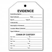 Evidence Custody Combo Tags (pkg of 25)