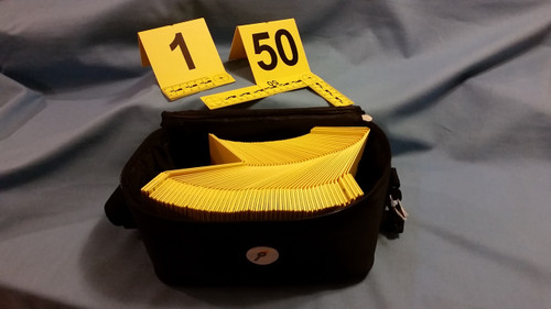 Evidence Tents with Foldable Metric Scale