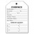Evidence Custody Combo Tags (pkg of 25)