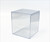 Clear Plastic Evidence Box Set - 3"x3"x1"