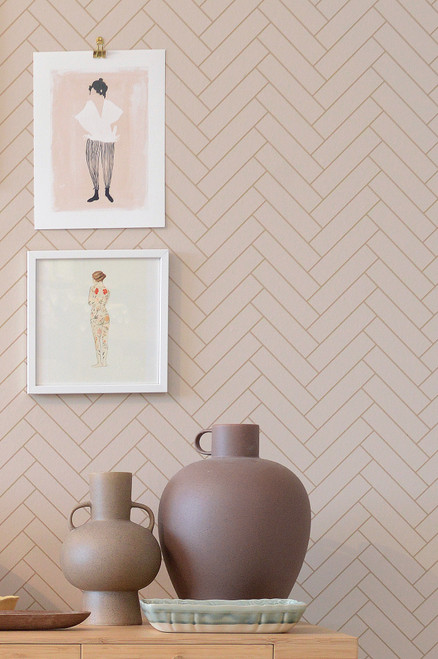 Herringbone Sandy Beige 144-01