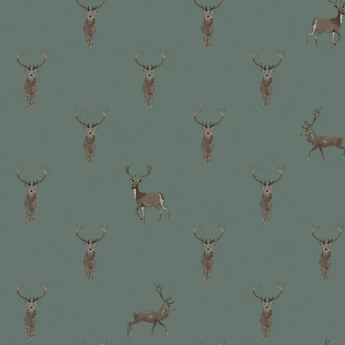 Highland Stag Dark Heritage Teal 146853