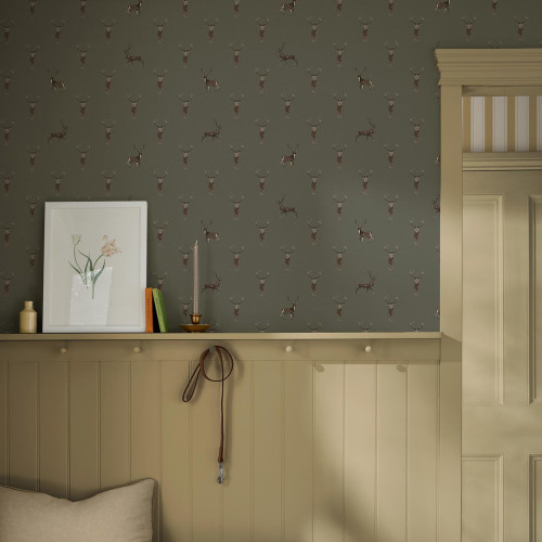 Highland Stag Charcoal 146854