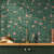 Bird & Pomegranate Deep Green 124260