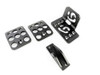 6ocRALLYSPORT GC, GD Subaru Racing  Aluminum Pedal Kit (BLACK) - Impreza, WRX/STI 92-07