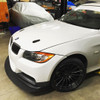 BMW E9x M3 Front Splitter Shown Installed on our HARD Motorsport race car  M-TECH FRONT BUMPER