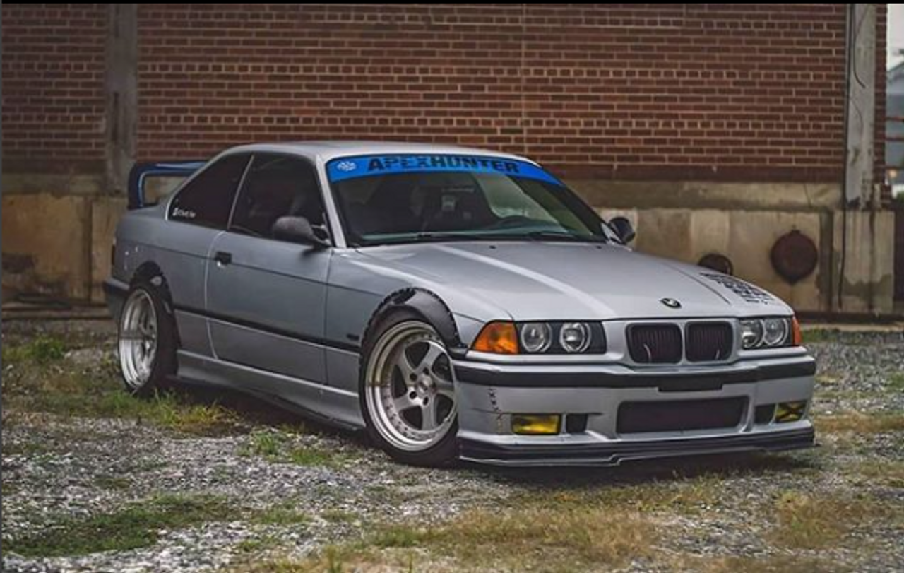 HARD motorsport- BMW E36 Coupe Fender Flares FRONT SET