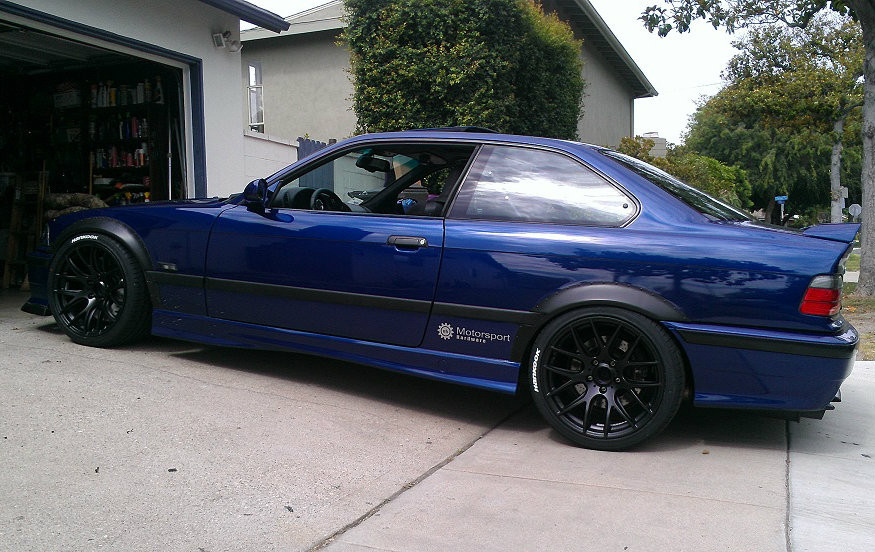 HARD motorsport- BMW E36 Coupe Fender Flares REAR SET