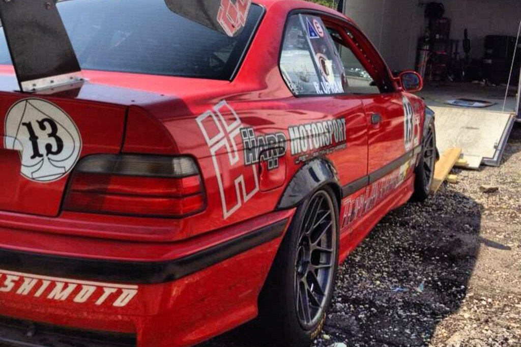 HARD motorsport- BMW E36 Coupe Fender Flares REAR SET