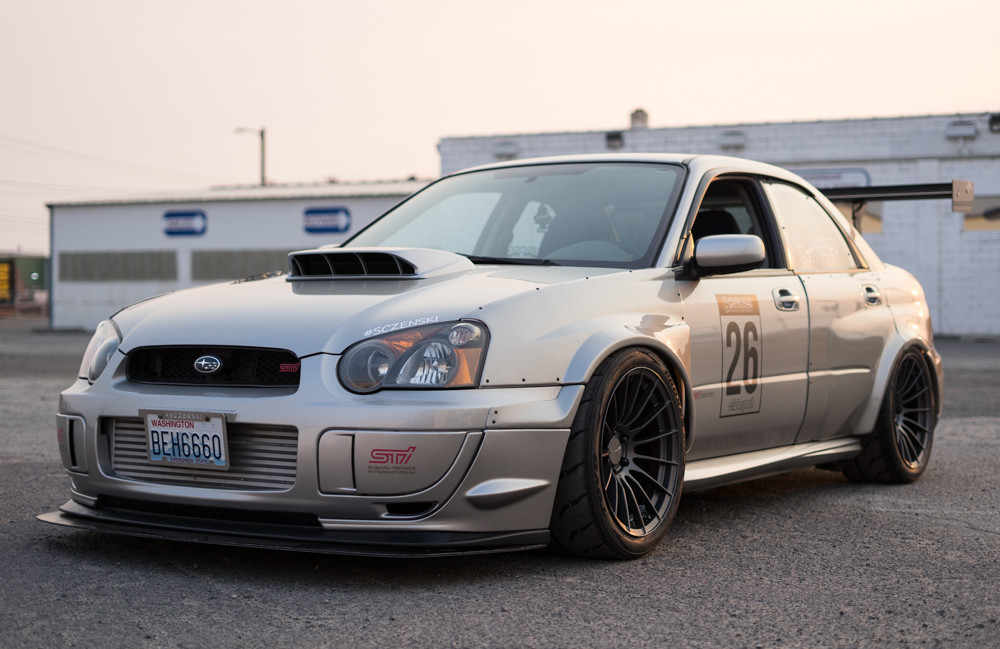 6ocRALLYSPORT Front Splitter - GD Subaru WRX/STI