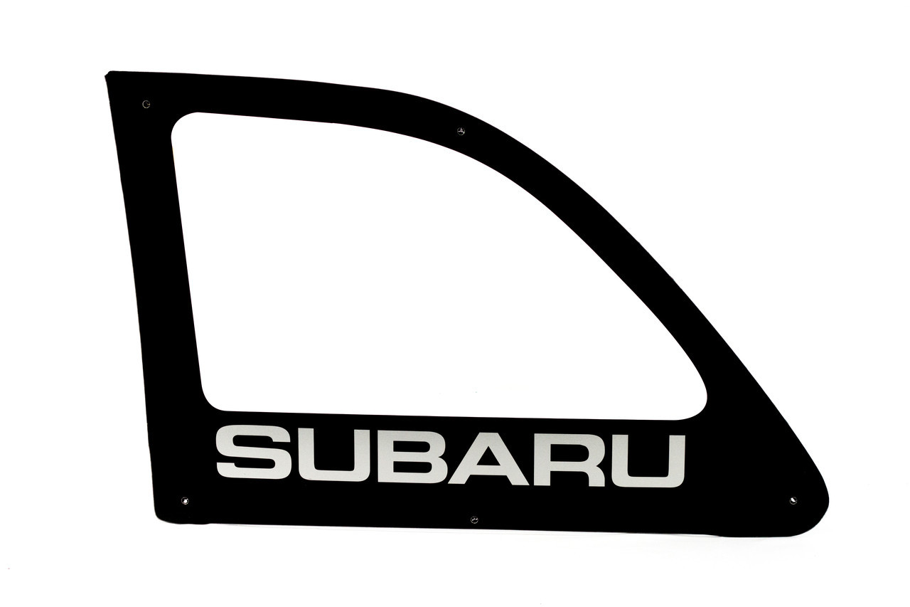 6ocRALLYSPORT GC Subaru Racing Abrasion Resistant Polycarbonate Rear Windows (PAIR)  - Impreza 93-01 Coupe