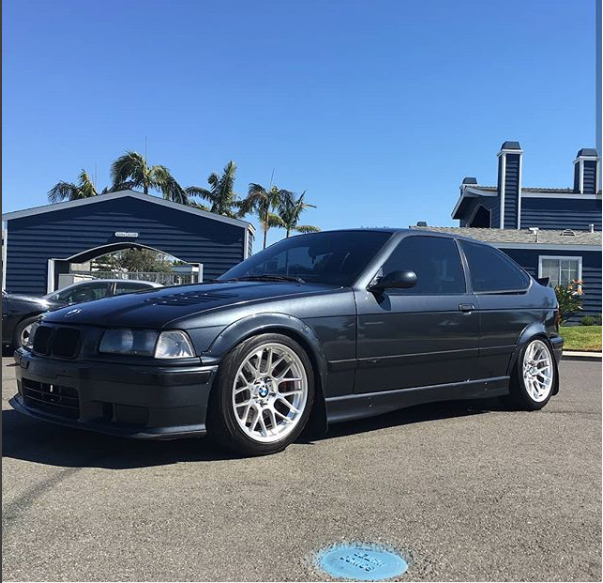 HARD Motorsport Fender Flares BMW E36 Sedan, Ti Compact