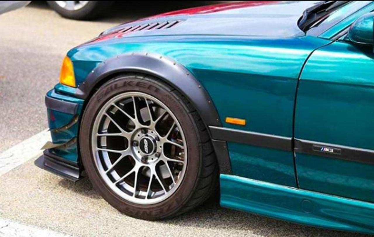 HARD Motorsport - BMW E36 Coupe Fender Flares FULL SET