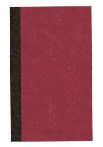 Sewn Memo Book, 6-1/8x3-3/4 Red Cover, 72 Sheets - Fisher Hawaii