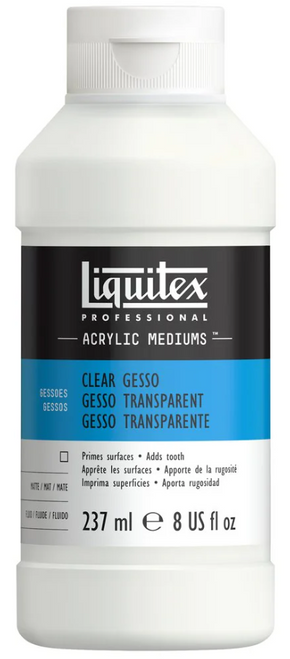 Liquitex Professional Acrylic Mediums Clear Gesso, 237ml
