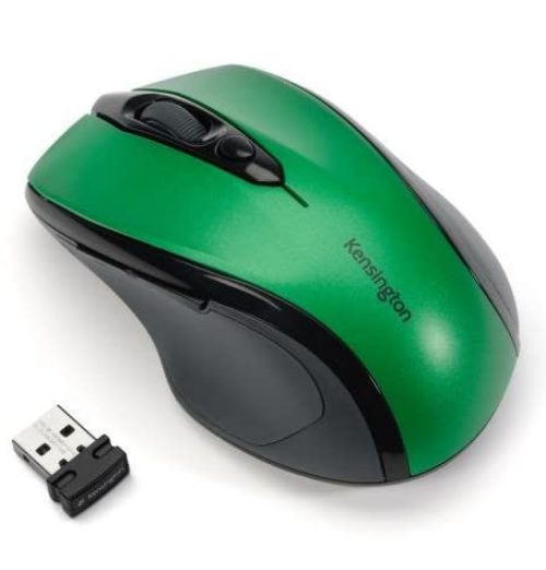 Midsize Wireless Mouse, Green