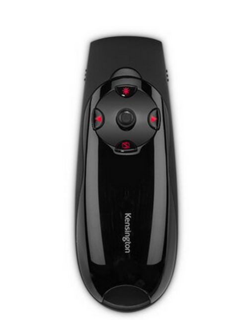 KMWK72425 - Wireless Expert Presenter, Red Laser Pointer, Black