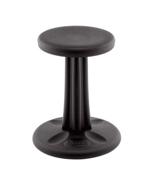 Kore Kids 16"H Wobble Stool - Black