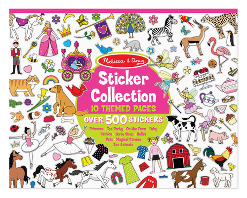 Princesses, Tea Party, & Animals Sticker Collection Book