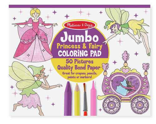 Princess & Fairy Jumbo Coloring Pad