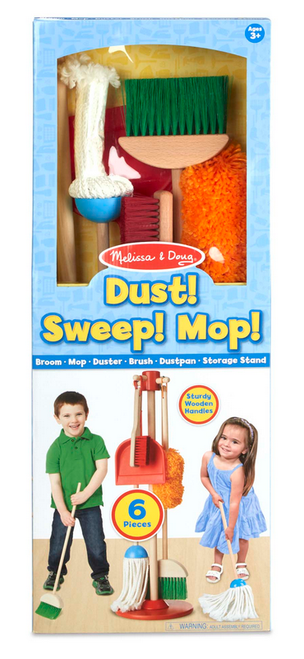Let's Play House! Dust! Sweep! Mop!
