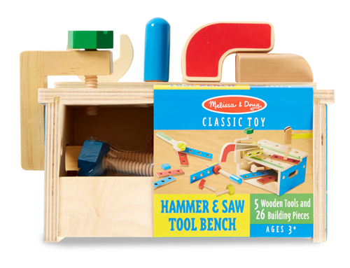 Hammer & Saw Tool Bench Play Set