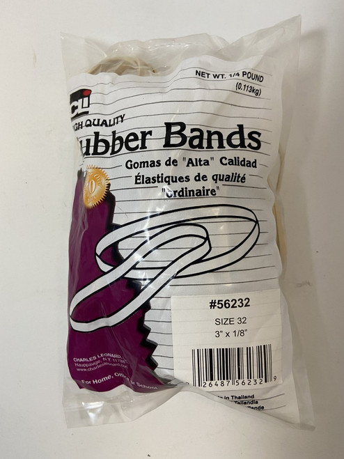 #32 High Quality Rubber Bands, 1/4 lb Bag