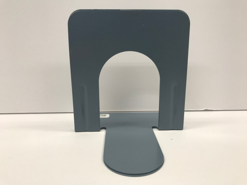 Steel Bookends, Smooth, 5", Gray