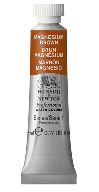 Professional Watercolor Paint, 5mL, Magnesium Brown