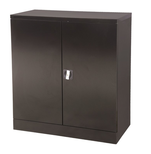 Lion Half Height Steel Storage Cabinet - Black