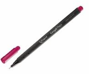 Graph'Peps Felt Tip Pen, 0.4mm, Strawberry