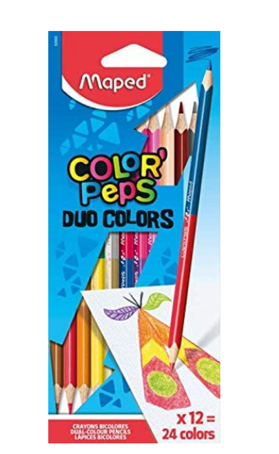 Color'Peps Duo Colored Pencils, Assorted Colors (12ct.)