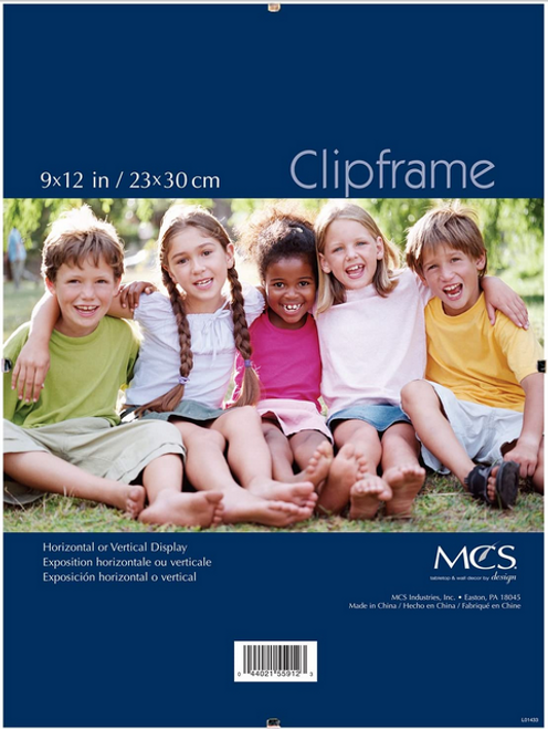 Clip Picture Frame, 9"x12"