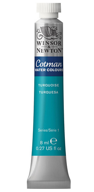 Cotman Watercolor Paint, 8mL, Turquoise