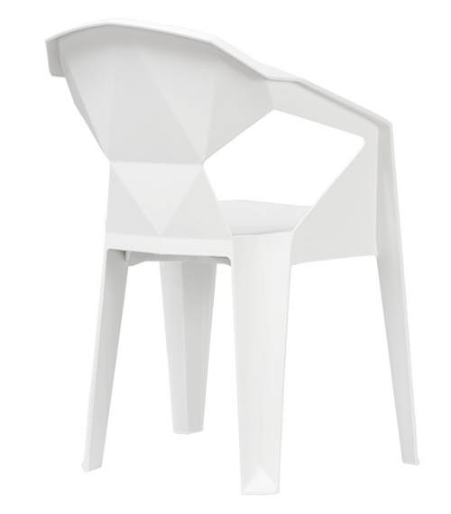 Merryfair "MUZE" Stacking Chair - White