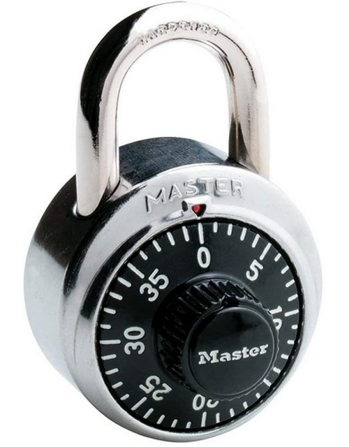 Combination Lock, Black Dial