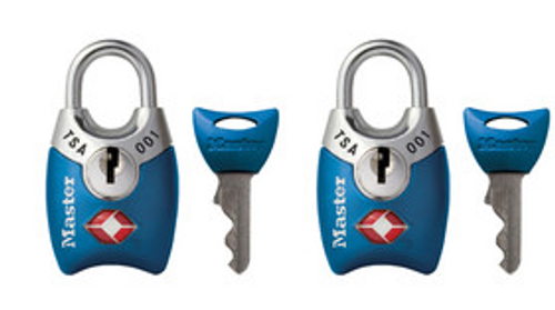 Keyed Luggage Lock, TSA, 2 PK.