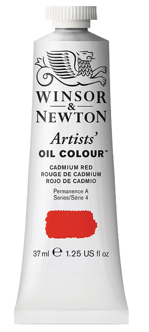 Artists' Oil Color Paint, 37mL, Cadmium Red